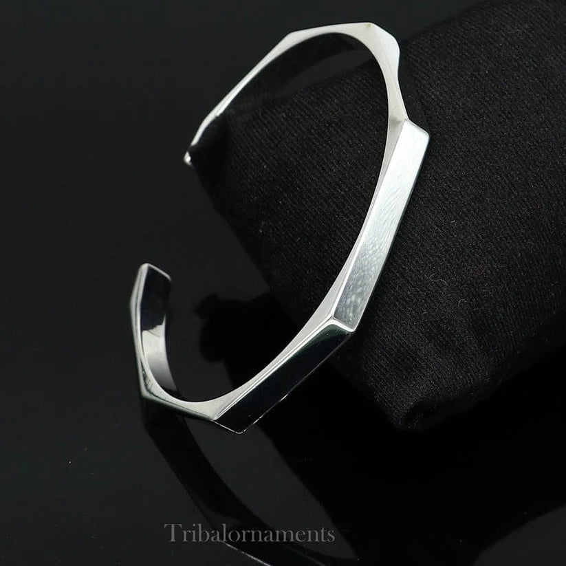 Hexagon Cuff Kara For Men