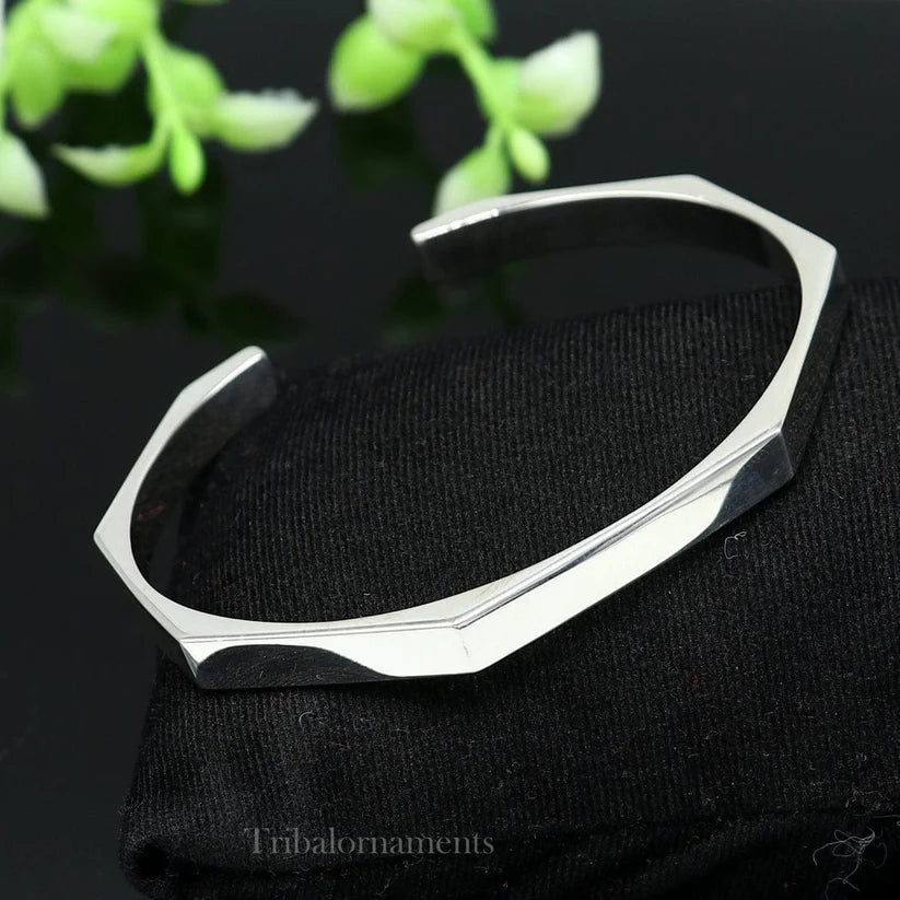 Hexagon Cuff Kara For Men